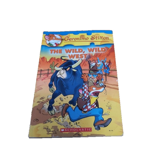 Geronimo Stilton: The Wild Wild West by Scholastic Paperback Kids Chapter Book - Picture 1 of 6